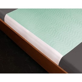 COMFORTNIGHTS Children's Dry Night Bed Wetting Sheet/Waterproof Mattress Protector for all Single and Toddler beds: 90 x 90 cm,35½” x 35½", wings additional 50 cm on each side.