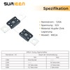 SURIEEN Pack of 2 Mega Fuse 125 A Amp Screw