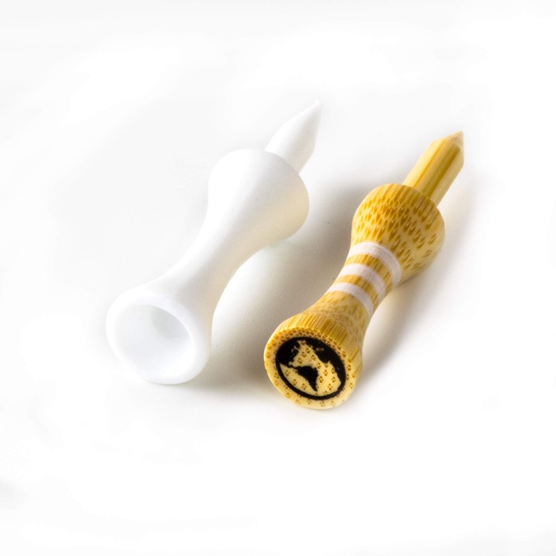 Green Swing Bamboo Golf Tees 50mm | Strong Sustainable Biodegradable