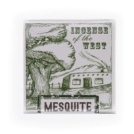 Incienso de Santa Fe - Mesquite Natural Wood Incense Bricks Without Holder, 40 Count - Made in The USA
