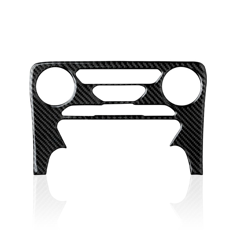 Car Carbon Fiber Dash Center Control Panel Cover Trim Interior