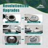 MoKitDora Inner/Outer Twin Cam Chain Tensioner for 1999-2006 Harley Softail