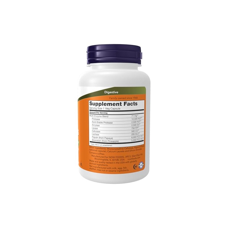 NOW Plant Enzymes,120 Capsules