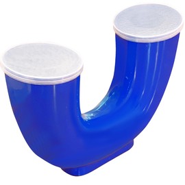 Juggling Balls Skill Game Toy with 2 Balls - Reaction Game Gift Set for Boys, Girls, & Teens - Bop It Outdoor Games, Adult Toy for Family Fun, Perfect 10-Year-Old Boy Gifts (Blue)