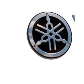 YAMAHA 3D Emblem F200 F250 F300 F350 Metal Tuning Fork Logo 6AW-42697-10-0