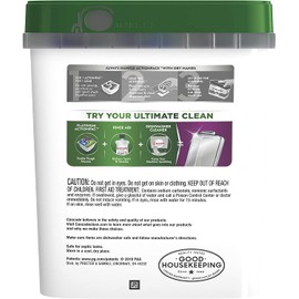 Cascade Platinum Dishwasher Pods, Actionpacs Dishwasher Detergent with Dishwasher Cleaner Action, Fresh Scent, 62 Count