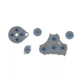 Unbranded GameCube Controller Silicone Membranes - Button Pads - Clear