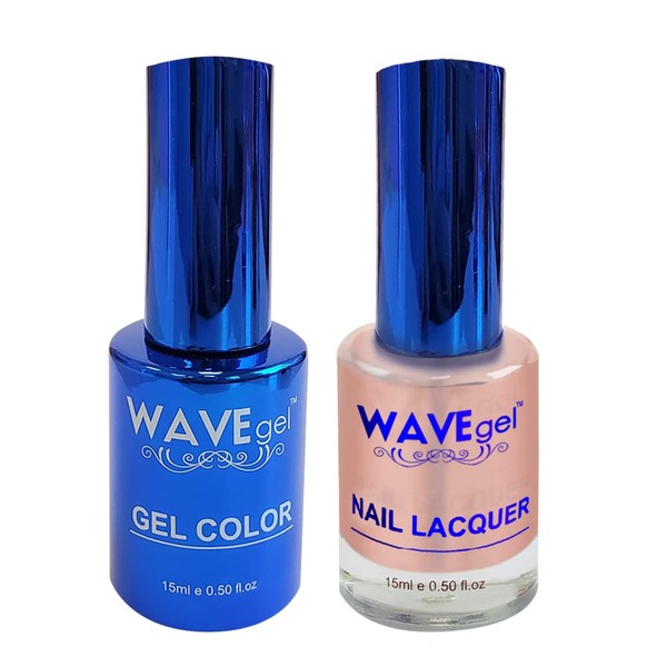 WAVEGEL Soak-Off Gel & Nail Lacquer Matching Duo Set -