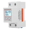 LCD Digital Electricity Meter Single Phase 2 Pin DIN Rail