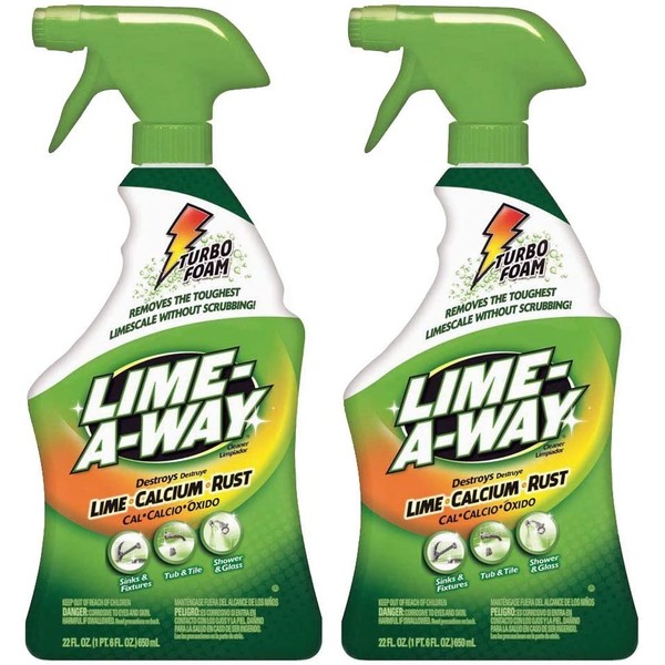 Lime-A-Way Lime Calcium Rust Cleaner, 22 oz (Pack of 2)