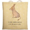Mr. & Mrs. Panda Donkey Shopping Bag, yellow