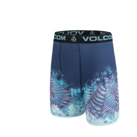 Volcom Mens Boxer Briefs Poly Spandex Performance Boxer Briefs Underwear (Navy/Navy/Black/Blue, Small)