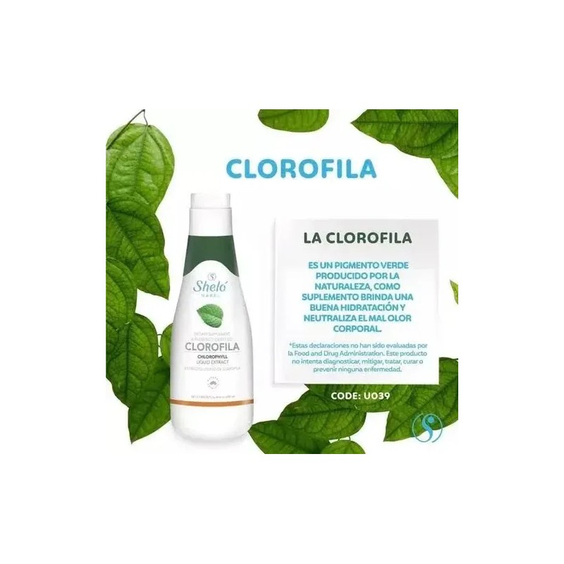2 Pack Clorofila Líquida Concentrada Para Limpiar El Cuerpo