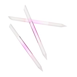 Housoutil 3pcs Nail Polishing Tool Glass Nail Files for Manicure Cuticle Care Shaping Portable Lightweight for Home Salon Use Includes Transparent Files