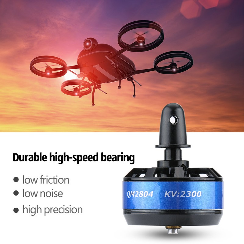 1pc QM2804 (2204) 2300KV Racing Brushless Motor Drone Set for