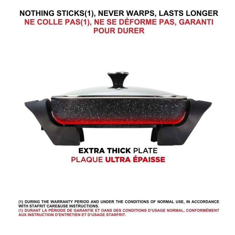 Starfrit The Rock Electric Skillet - 12" x 12" -