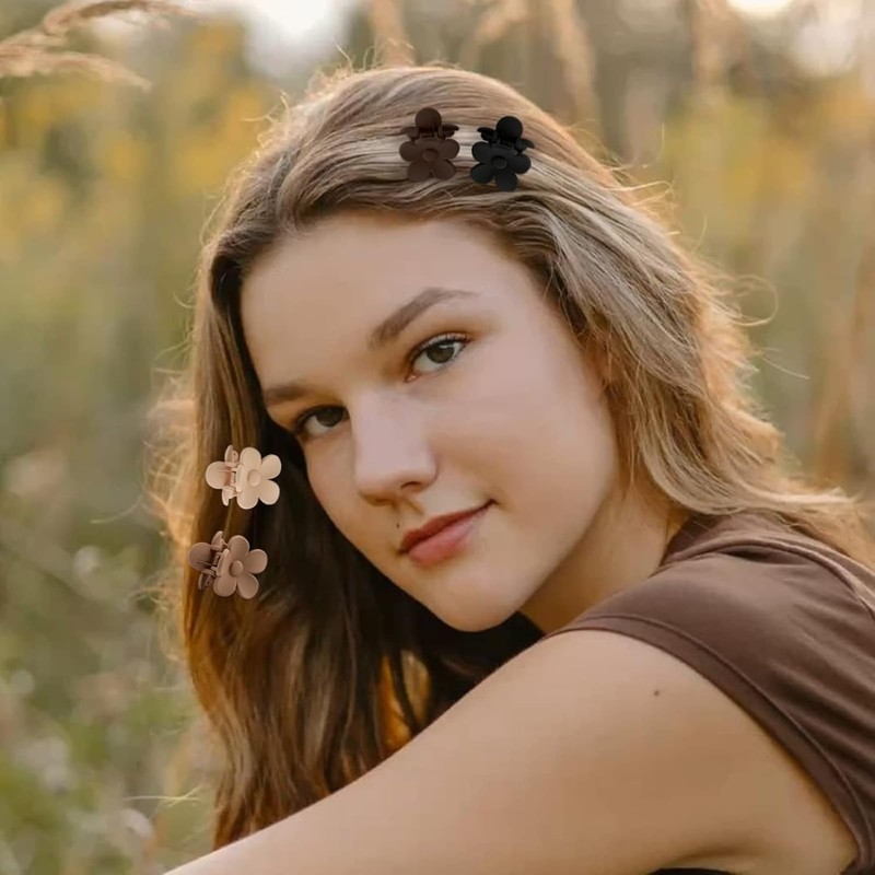 12 PCS Small Claw Clips, Durable Matte Claw Clips for