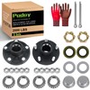 2 Sets 5 on 4.5" Trailer Hub Kit, 2,000 lb
