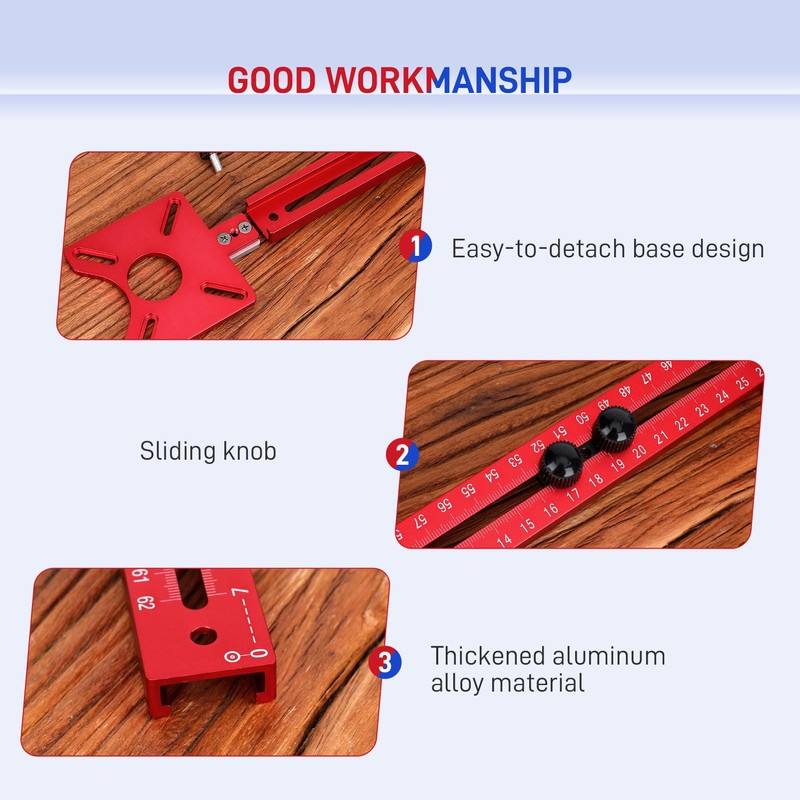 3 in 1 Router Tool Milling Groove Bracket, Router Jig,