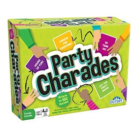 Party Charades Game – Contains 550 charades – Great Family Game for 2 or More Players Ages 10 and up by Outset Media