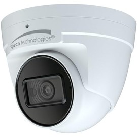 Speco 0115-1132 4mp H.265 Ip Turret Camera With Ir,wdr, 2.8mm Fixed Lens, Ndaa, White