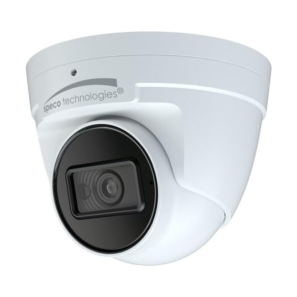 Speco 0115-1132 4mp H.265 Ip Turret Camera With Ir,wdr, 2.8mm