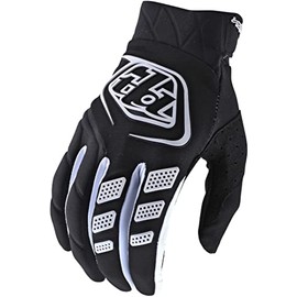 Troy Lee Designs Motocross Motorcycle Dirt Bike Racing Mountain Bicycle Riding Gloves, Revox Gloves (Black, Small)
