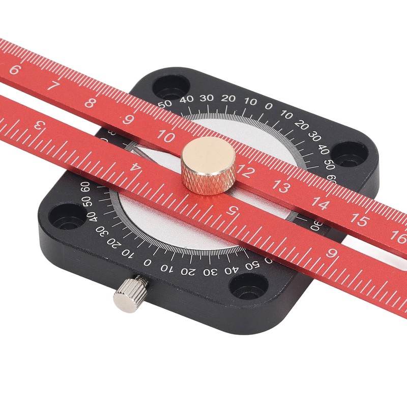 Compass Scriber 360° Aluminum Alloy Dual Scale Ruler Scribing Tool