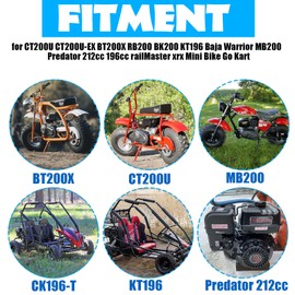 5pcs Clutch Spacer Shim Washer 3/4 inch Shaft for 30 Series Torque Converter Predator 212cc Coleman CT200U BT200X KT196 196cc GX160 6.5hp 208cc Engine Mini Bike Go Kart