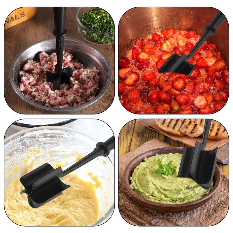 2 Pieces Meat Masher,Versatile Mince Meat Masher,Handheld Meat Chopper,Mince Masher,for