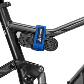 Granite Rockband MTB Frame Carrier Strap for Inner Tubes and Bike Tool Kit, Bike Storage Solution for Attaching Extra Gear on Your Mountain Bike, BMX Bike, Road Bike and Gravel Bike (Blue)