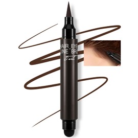 Boobeen 2 in 1 Hairline Roots Stick, Multi-Use, Cover Filler Thin Hair Root Touch Up and Drawing Eye Liner Eyebrow, Long-lasting Waterproof for Women