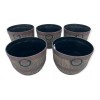 Woodford Barrel Macetas Estilo Barril Paquete 5 Piezas Para Jardin