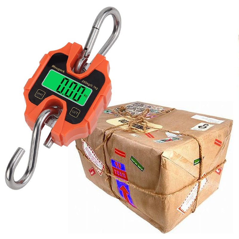Mougerk Digital Hanging Scales Portable Heavy Duty Crane Scale 250