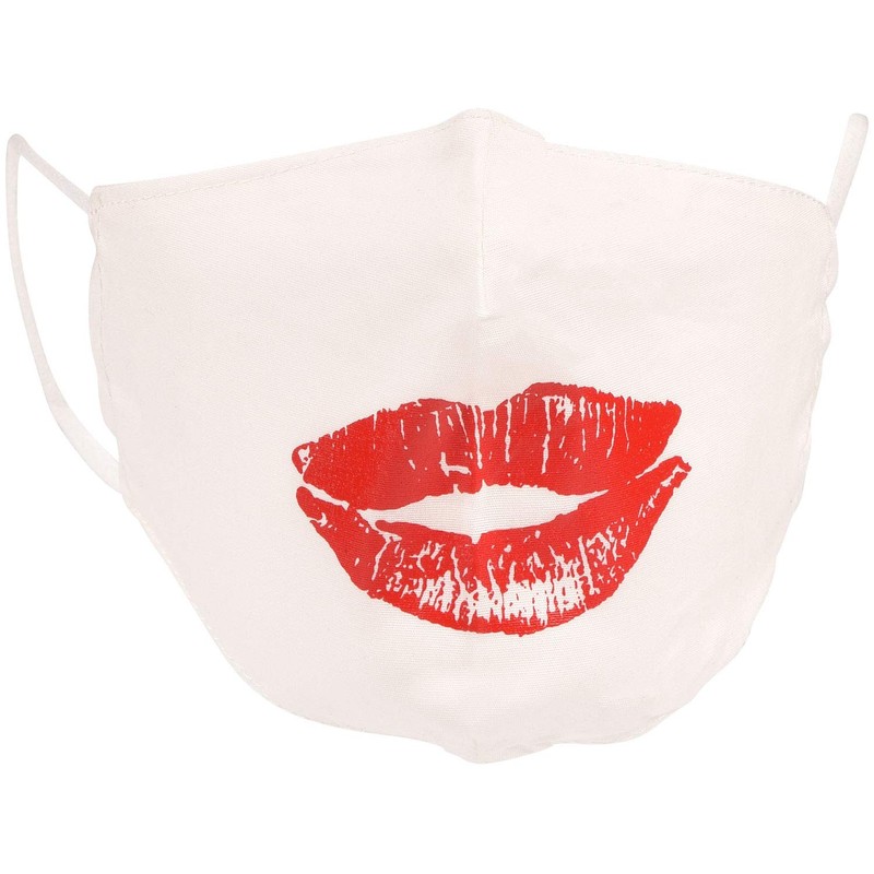 styleBREAKER 08040007 Women's Cotton Fabric Mask, Plain with Various Designs,