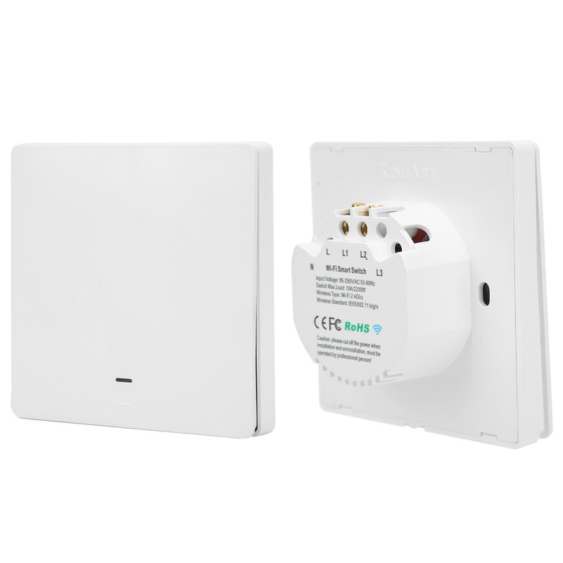 Smart Switch Wifi Wireless Remote Control Switches Standard 2200W 95‑240VAC
