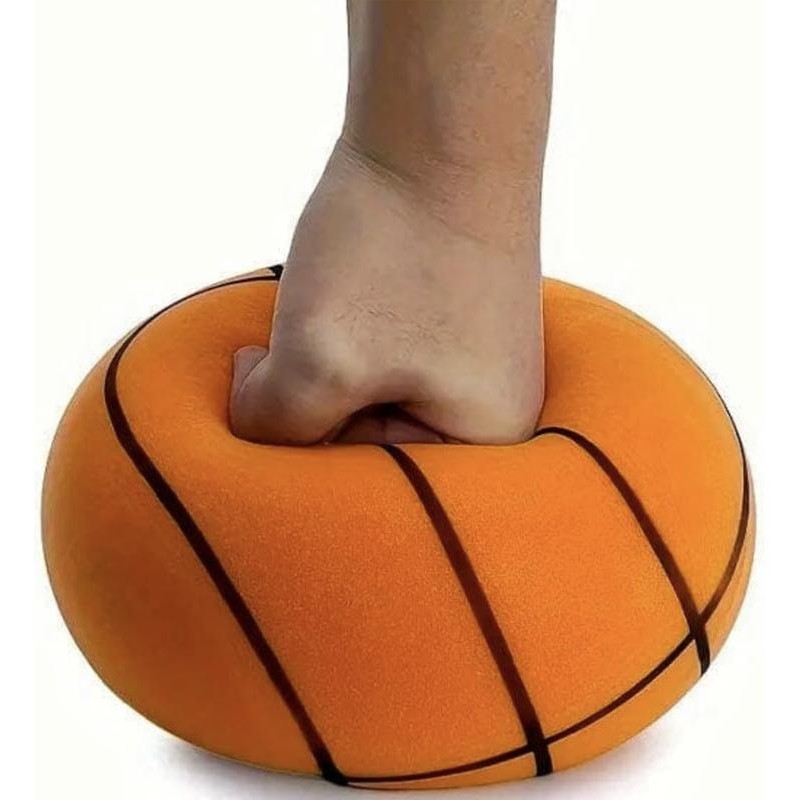 Silent Basketball with Net and Hoop, 2025 Upgrade Foam Indoor