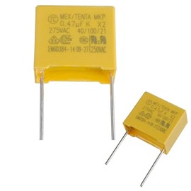 BOJACK 470nF 0.47uF 470J 275V Safety Capacitors MEX -X2 MKP Suppression of Differential Mode Interference Capacitors (Pack of 20)