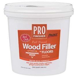 Rust-Oleum 138914 Parks Pro Finish Floor Filler, Quart, Red Oak