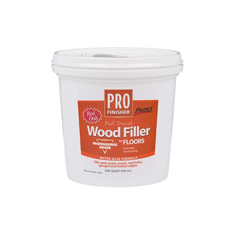Rust-Oleum 138914 Parks Pro Finish Floor Filler, Quart, Red Oak