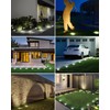 btfarm 10 Pack Solar Lights Outdoor, 8 LED Solar Ground