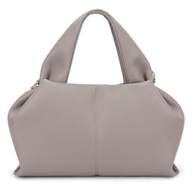 CazneJN Handbag for Women PU Leather Small Bag Vintage Hobo Bag Chic Cloud Bag Dumpling Crossbody Bag with Removable Shoulder Strap Crossbody Bag Shoulder Bag for Women, gray, M