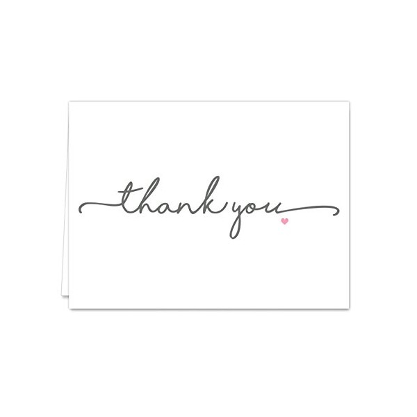 Thanks from the Heart Thank You Note Card Pack/Set Of