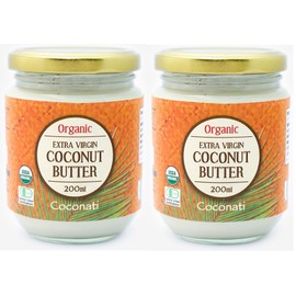 Coconati Coconut Butter 6.8 fl oz (200 ml) (Set of 2)