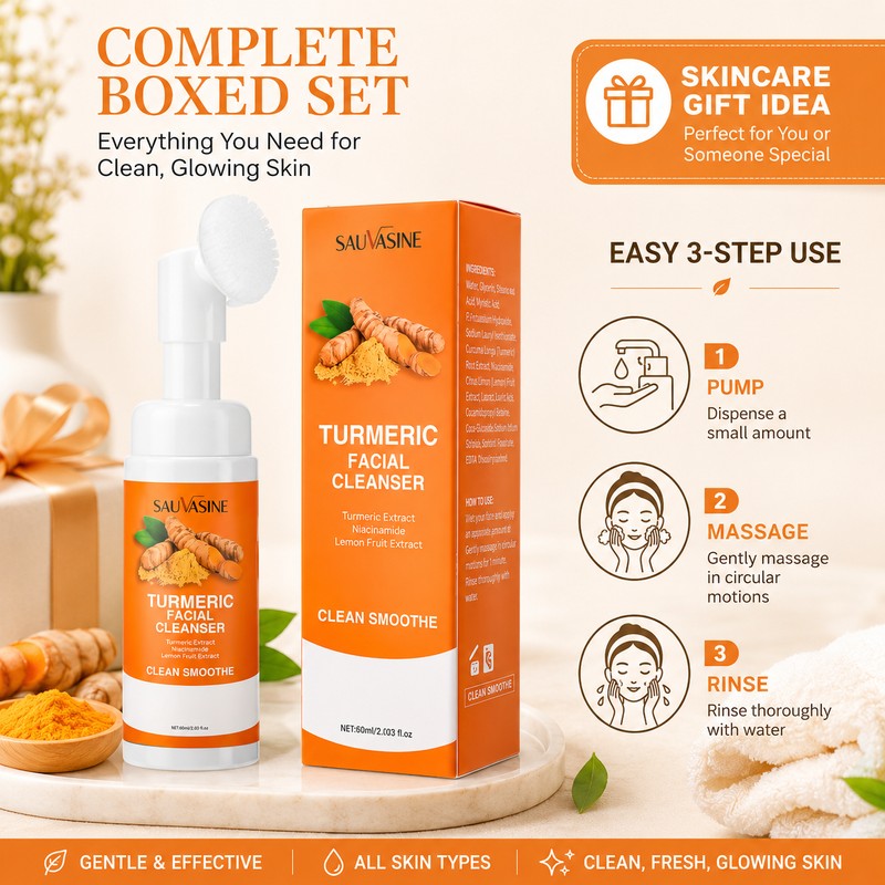 Turmeric Kojic Acid Cleansing Pads for Face – 40 Exfoliating