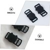 Operitacx Replaceable Strap Buckles 100pcs Plastic Side Release Buckles for