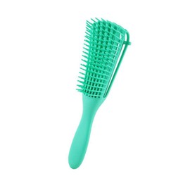 Detangling Brush 8 Rows Detangling Brush Universal Massage Ergonomic Detachable Lightweight Travel (Green)