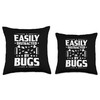 Pest Control Easily Distracted Exterminator Throw Pillow