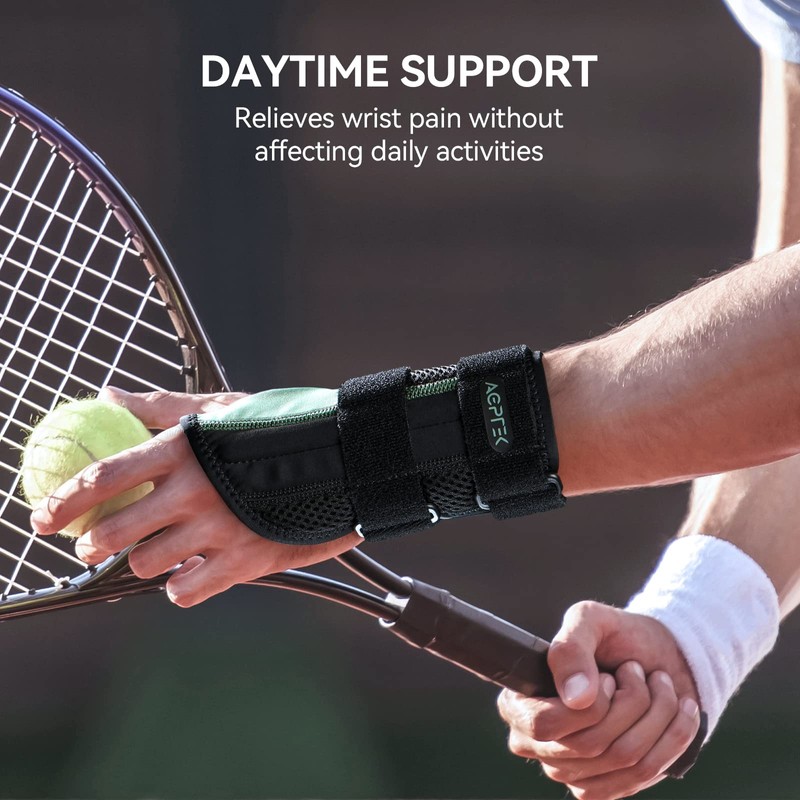 AGPTEK Wrist Brace with 3 Plates, Wrist Brace for Carpal