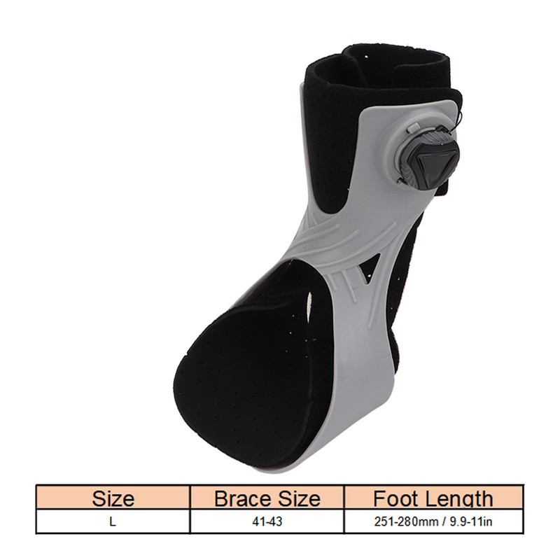 Ankle Stabilizer Adjustable Breathable Pain Reduce Portable Drop Foot Orthosis
